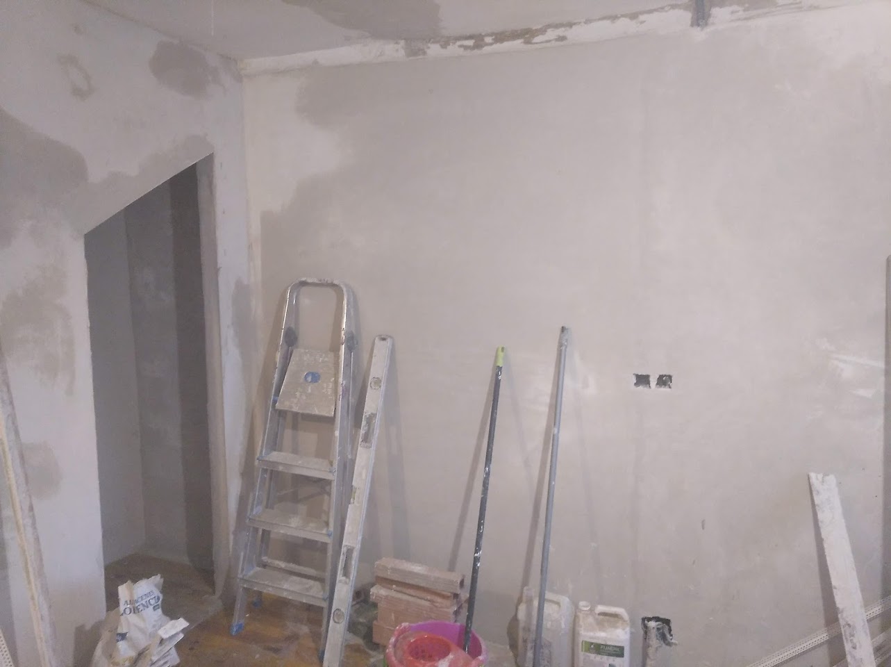 Lucido de muro de ladrillo